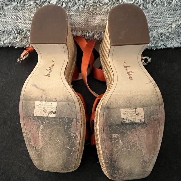 Sam Edelman Tibby Sandals Orange size 9 - Picture 6 of 7